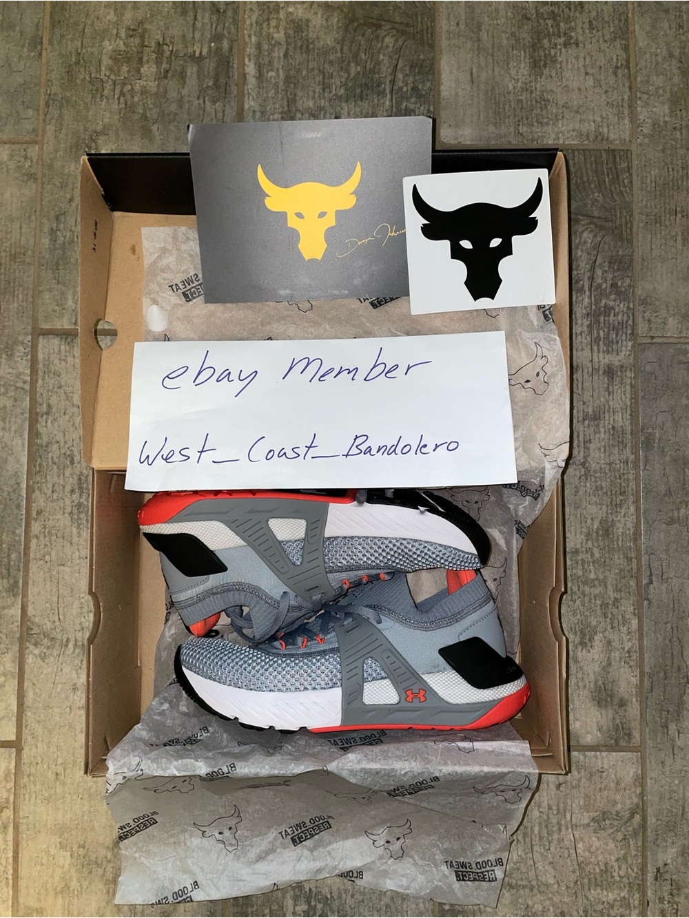 Under Armour Project Rock 4 Shoes Men’s Size 9, Color: Gray - The Rock